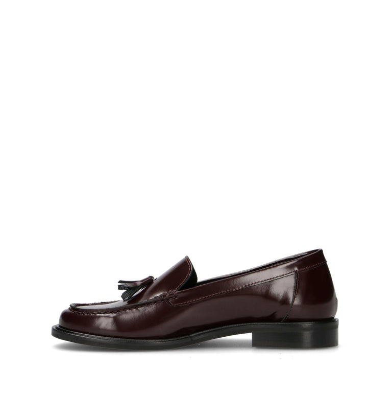 PHIL MELVIS Mocassino donna vino in pelle