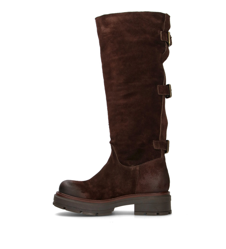 PHIL MELVIS Stivale donna testa di moro