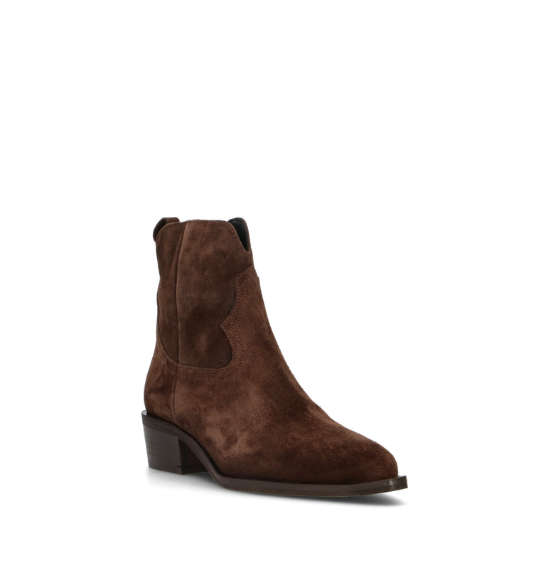 PHIL MELVIS Tronchetto donna testa di moro in suede
