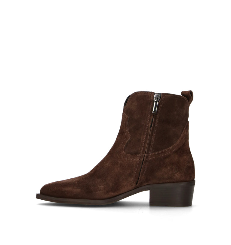 PHIL MELVIS Tronchetto donna testa di moro in suede