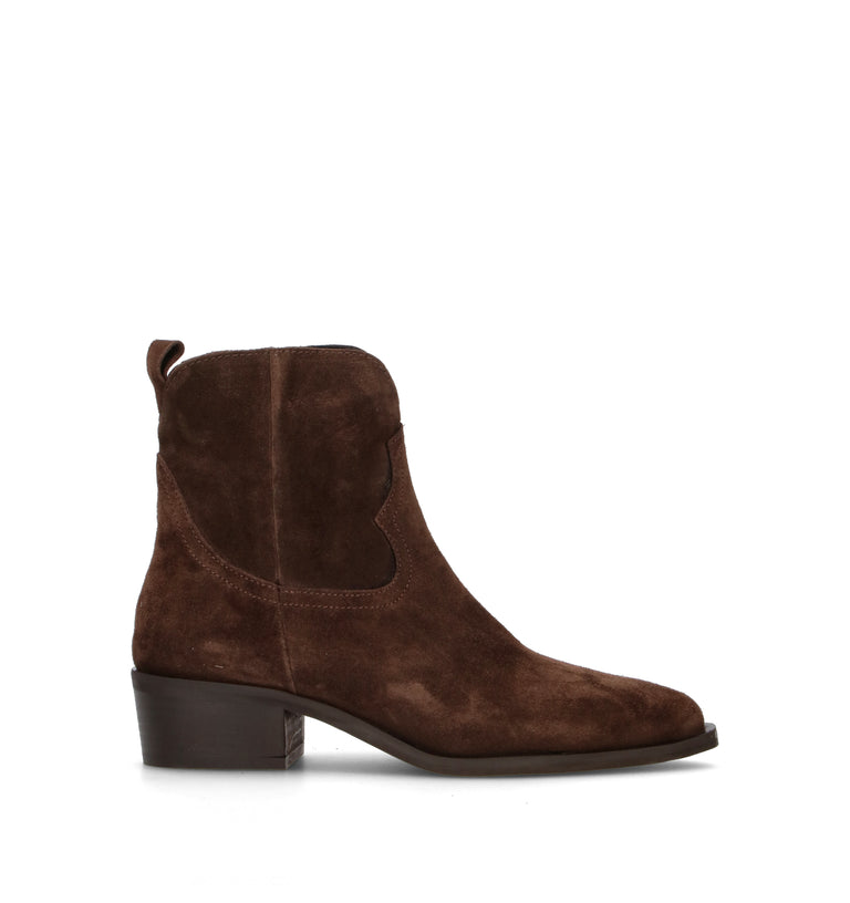 PHIL MELVIS Tronchetto donna testa di moro in suede