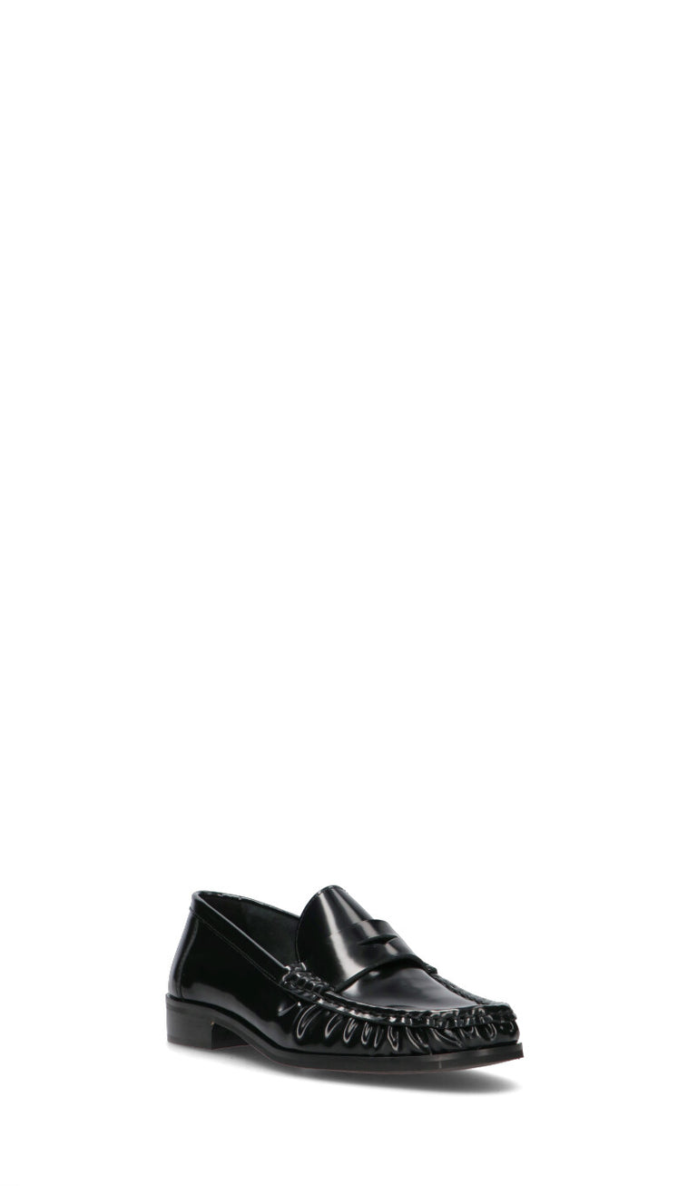 PHIL MELVIS Mocassino donna nero in pelle