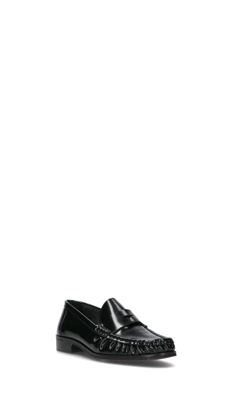 PHIL MELVIS Mocassino donna nero in pelle