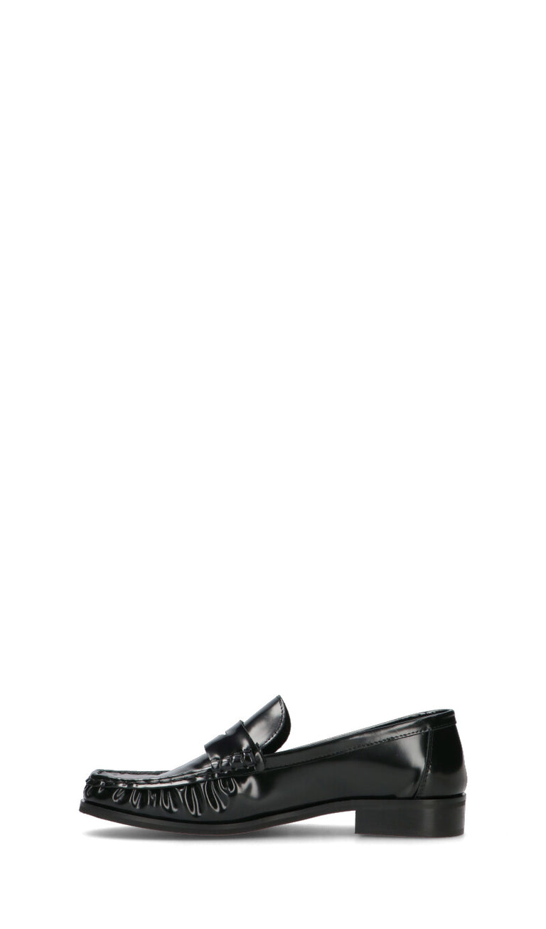 PHIL MELVIS Mocassino donna nero in pelle