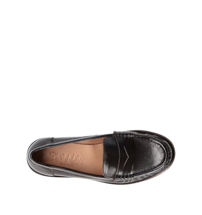 PHIL MELVIS Mocassino donna testa di moro in pelle