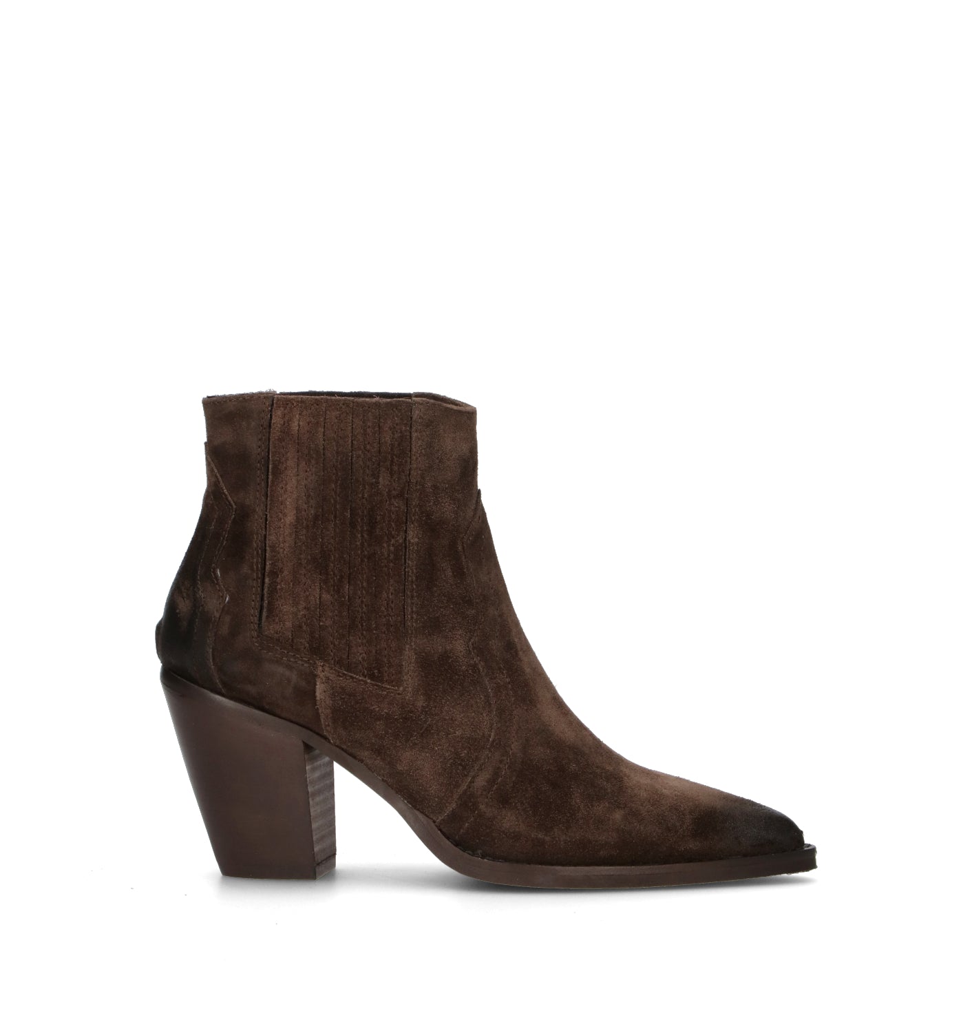 PHIL MELVIS Tronchetto donna marrone in suede