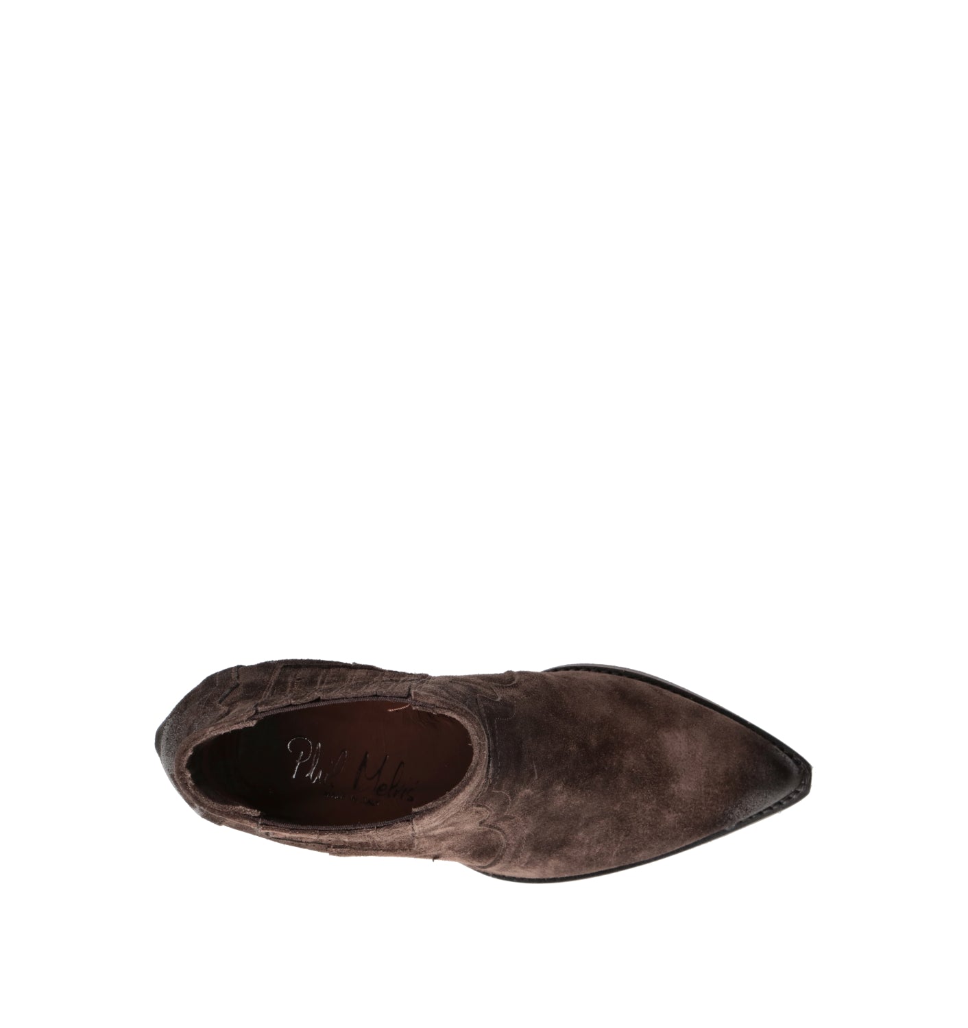 PHIL MELVIS Tronchetto donna marrone in suede