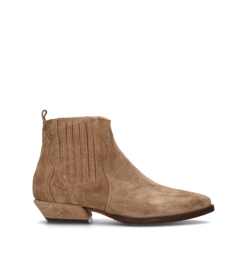 PHIL MELVIS Tronchetto donna taupe in suede