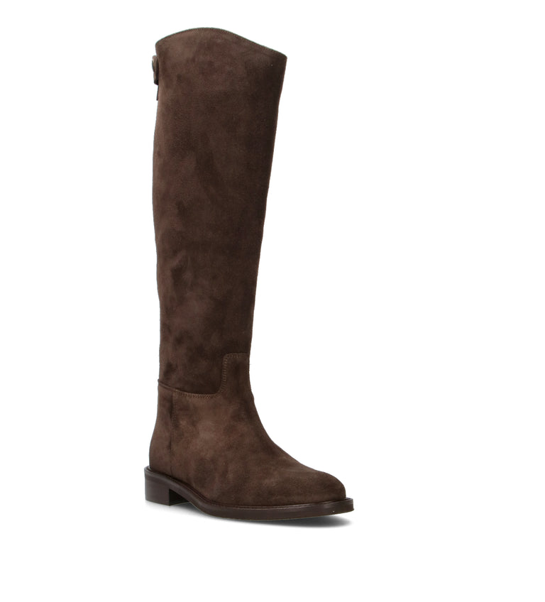 PHIL MELVIS Stivale donna marrone in suede