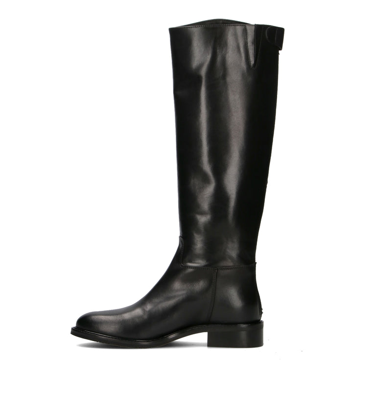 PHIL MELVIS Stivale donna nero in pelle