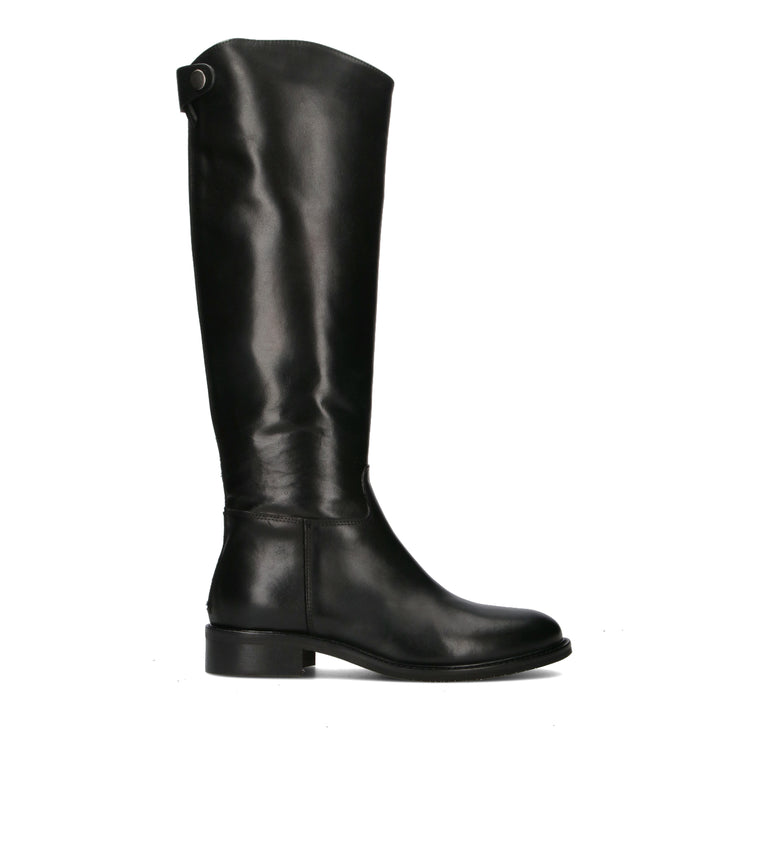 PHIL MELVIS Stivale donna nero in pelle