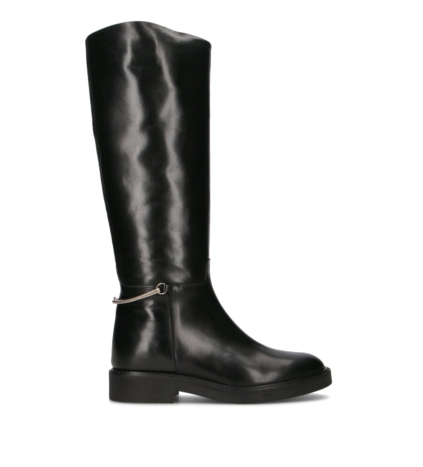 PHIL MELVIS Stivale donna nero in pelle