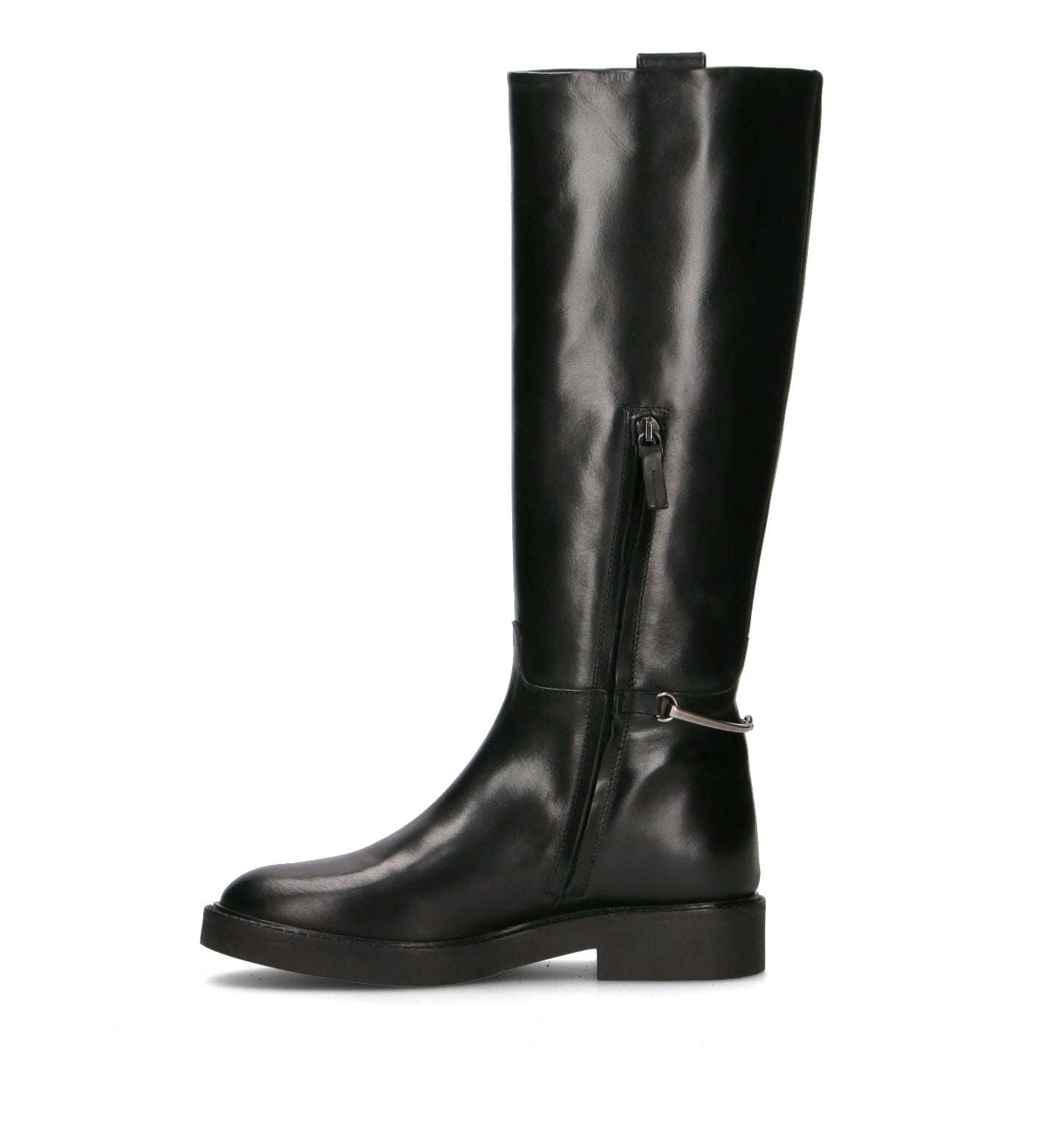 PHIL MELVIS Stivale donna nero in pelle
