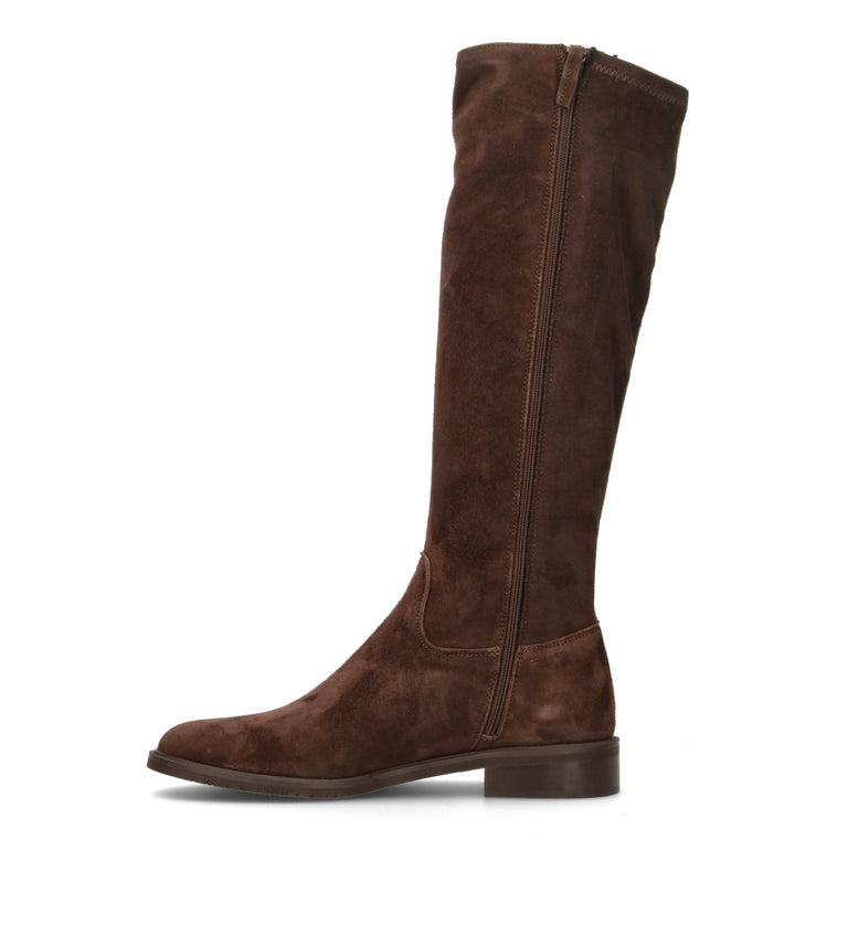 PHIL MELVIS Stivale donna marrone in suede