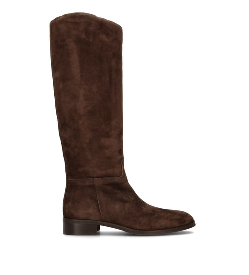 PHIL MELVIS Stivale donna testa di moro in suede