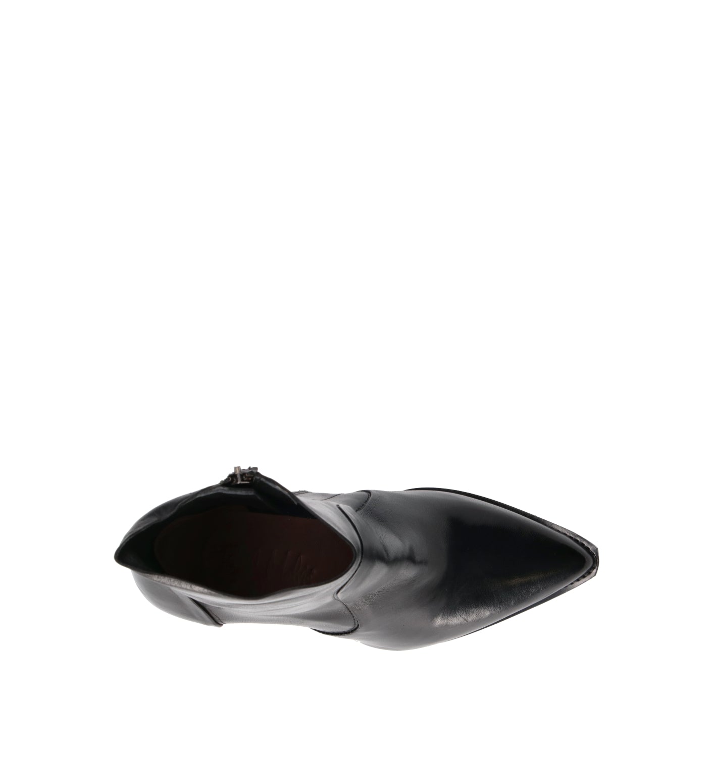 PHIL MELVIS Tronchetto donna nero in pelle