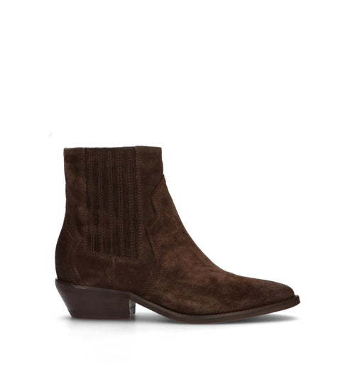 PHIL MELVIS Tronchetto donna marrone in suede