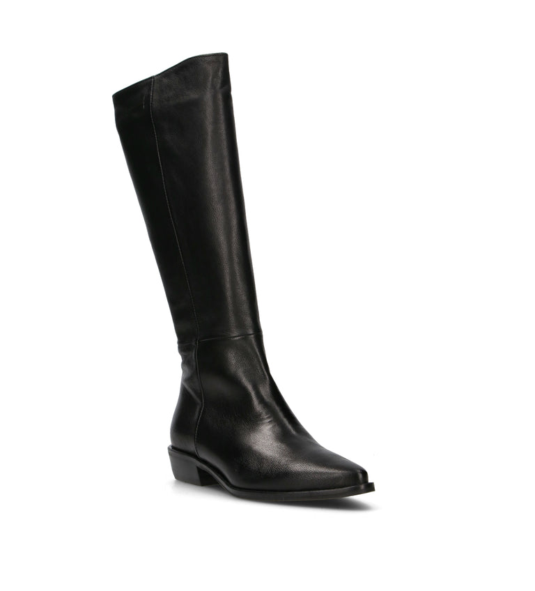 PHIL MELVIS Stivale donna nero in pelle