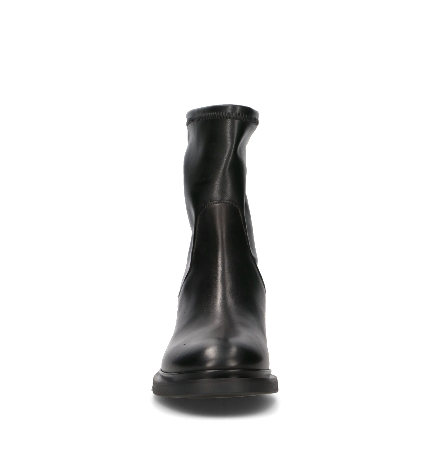 PHIL MELVIS Tronchetto donna nero in pelle