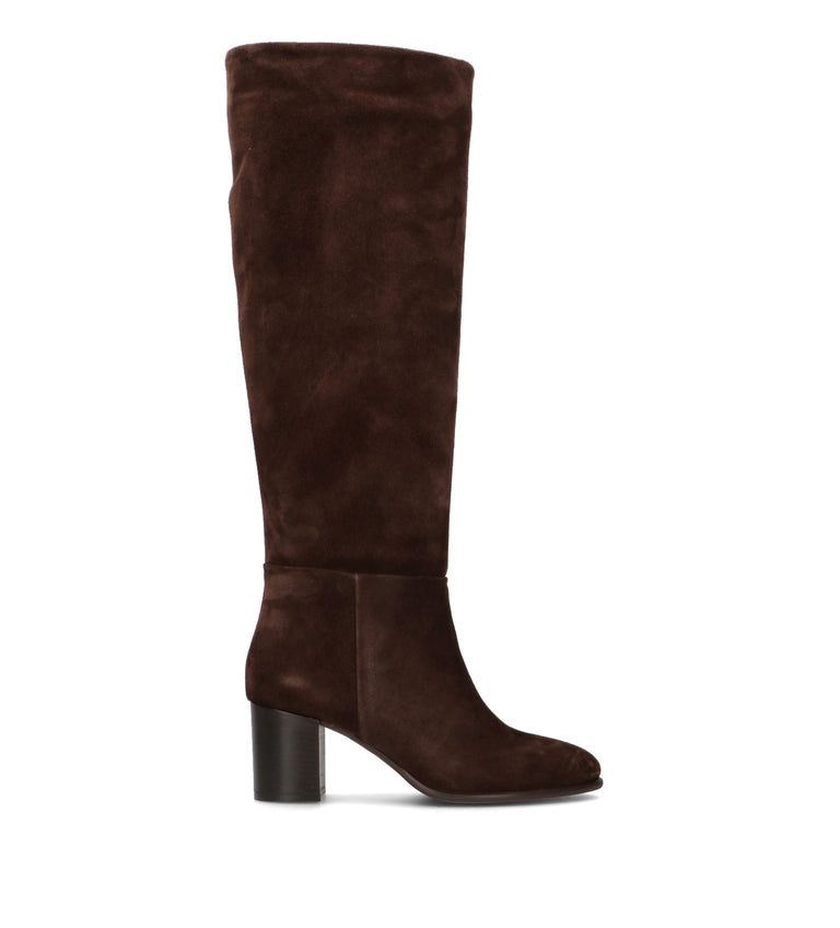 PHIL MELVIS Stivale donna marrone in suede