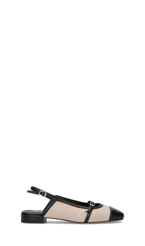 PHIL MELVIS Slingback donna corone/nera in pelle