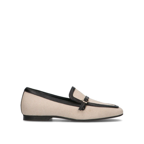 PHIL MELVIS Mocassino donna cotone/nero in pelle