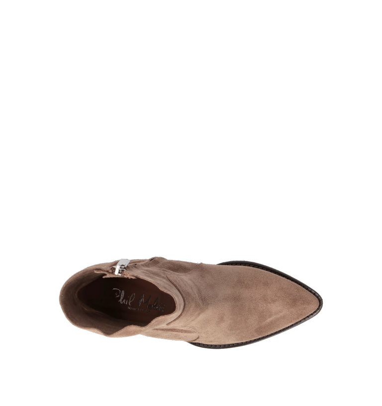 PHIL MELVIS Tronchetto donna taupe in suede