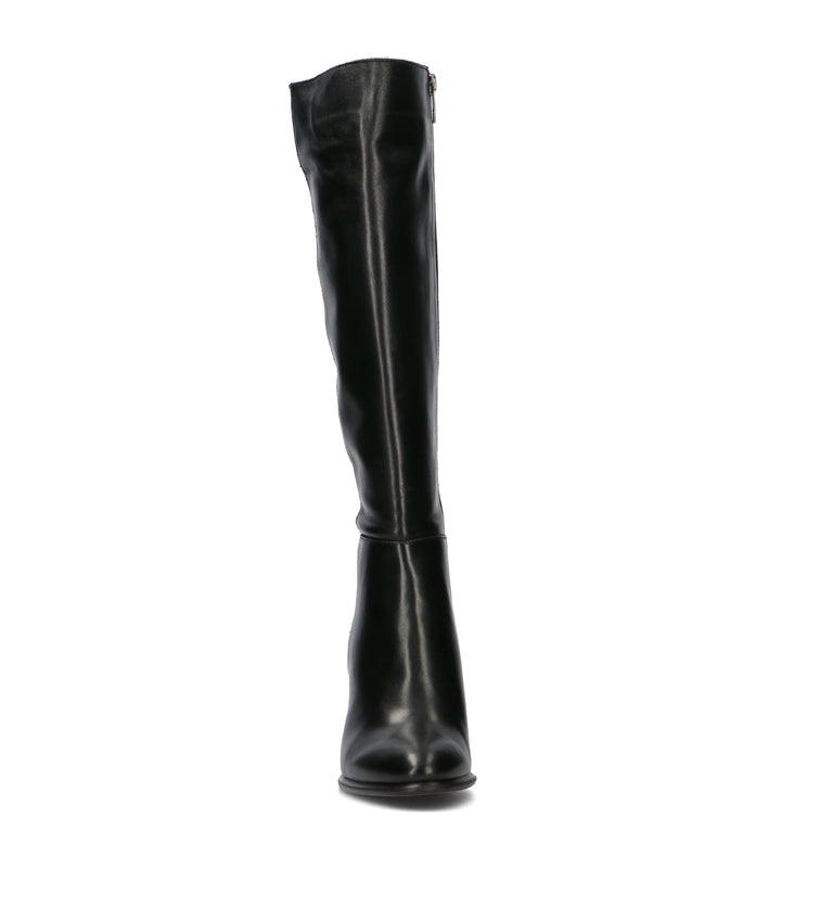 PHIL MELVIS Stivale donna nero in pelle