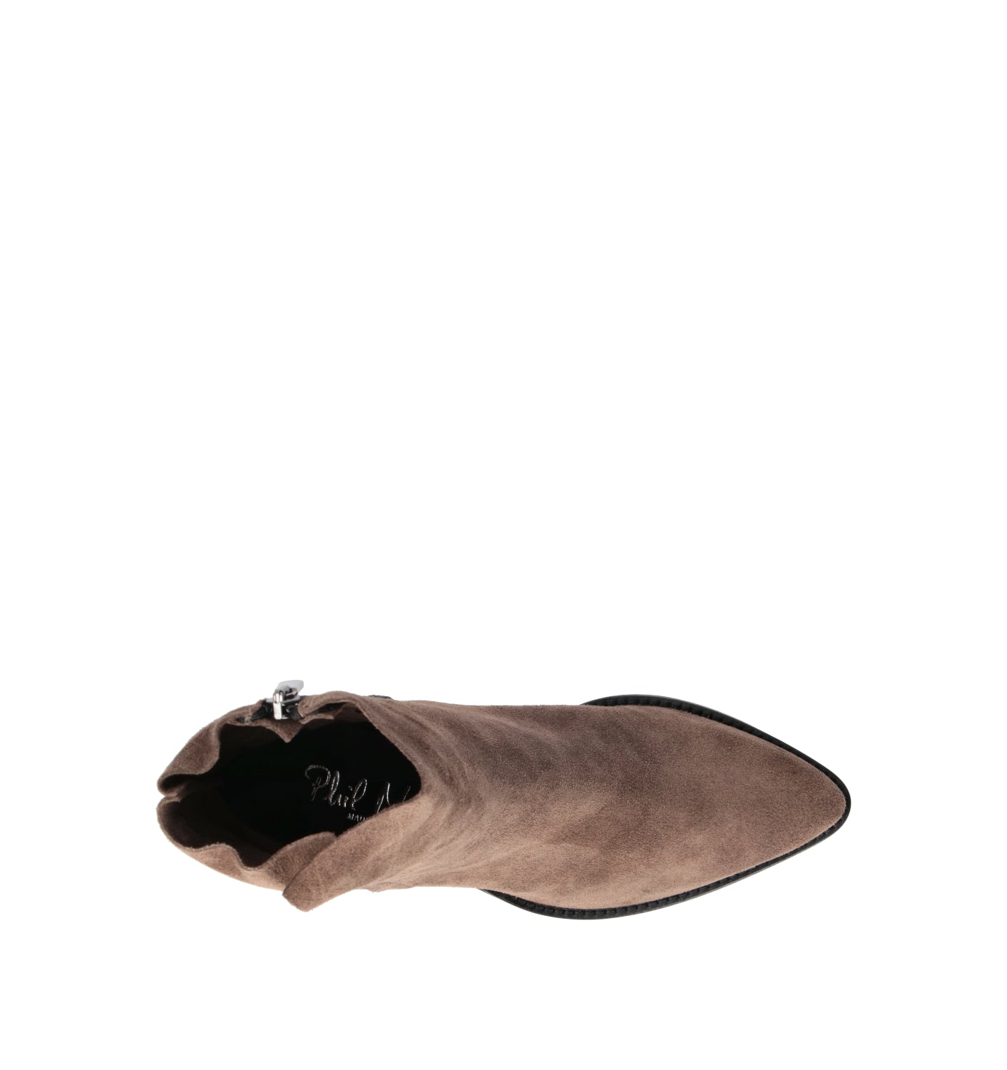 PHIL MELVIS Tronchetto donna taupe in suede
