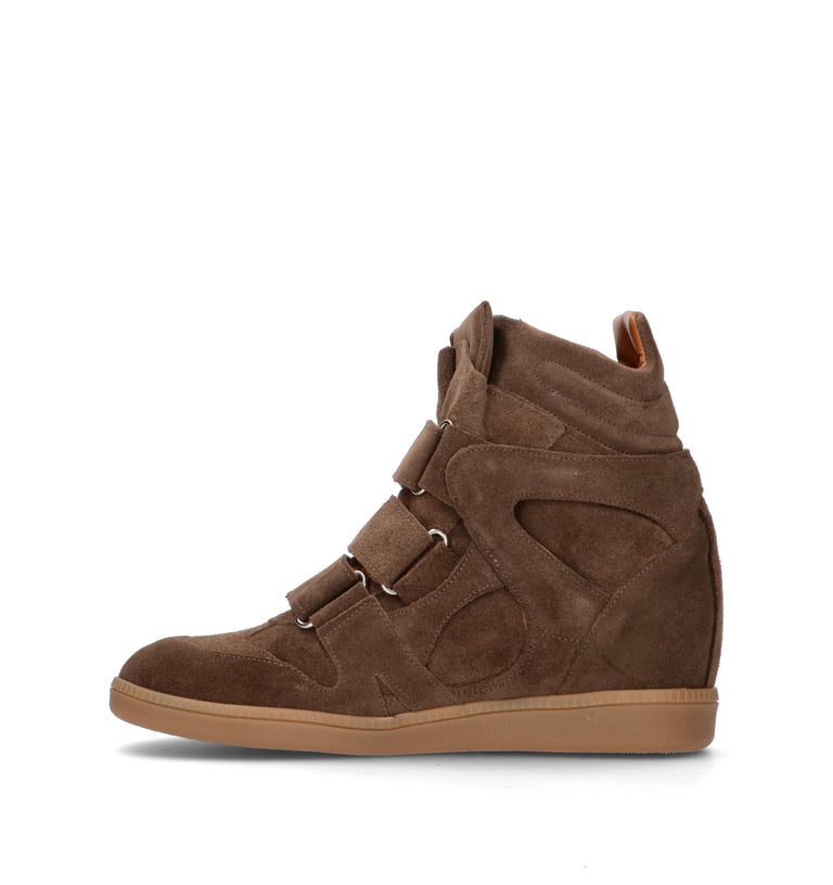 PHIL MELVIS Sneakers donna marrone in suede