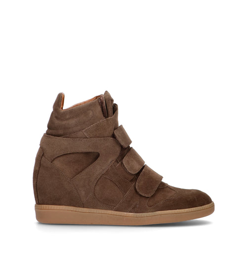 PHIL MELVIS Sneakers donna marrone in suede