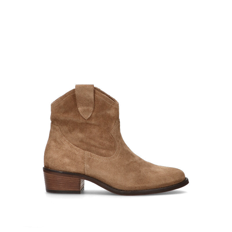 PHIL MELVIS Tronchetto donna cammello in suede