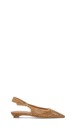 PHIL MELVIS Slingback donna cammello in suede