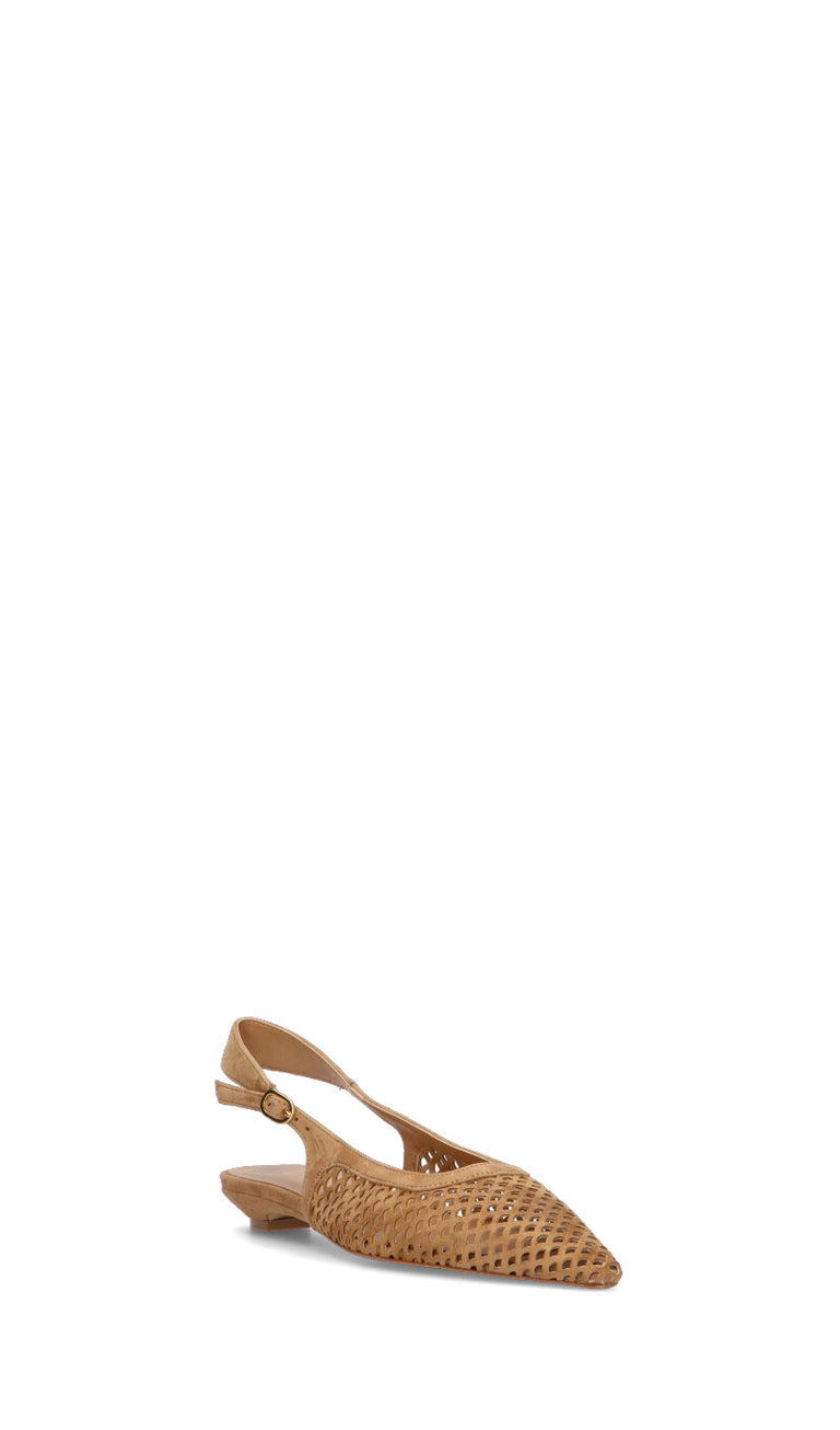 PHIL MELVIS Slingback donna cammello in suede