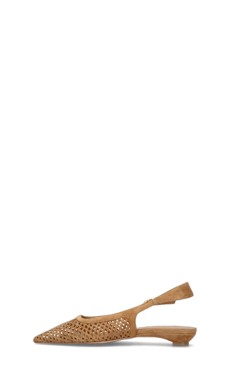 PHIL MELVIS Slingback donna cammello in suede