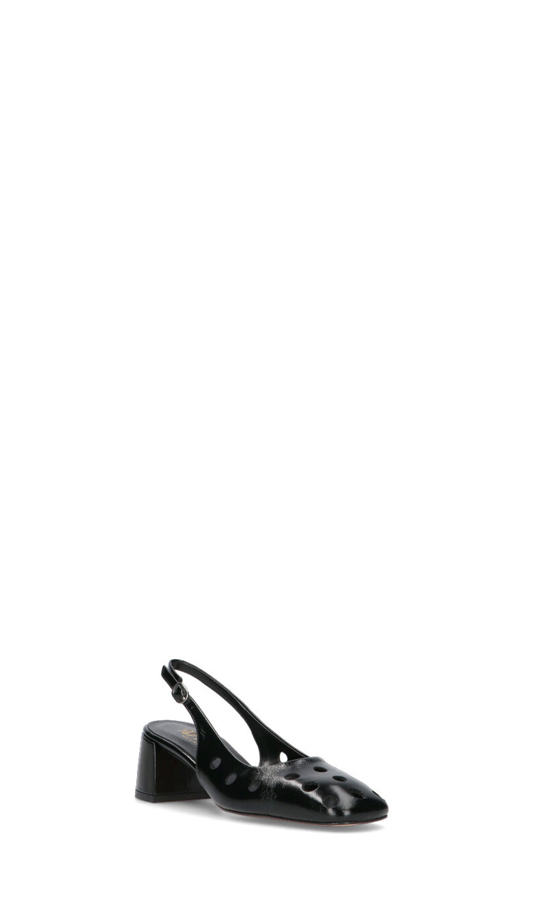 PHIL MELVIS Slingback donna nera in pelle