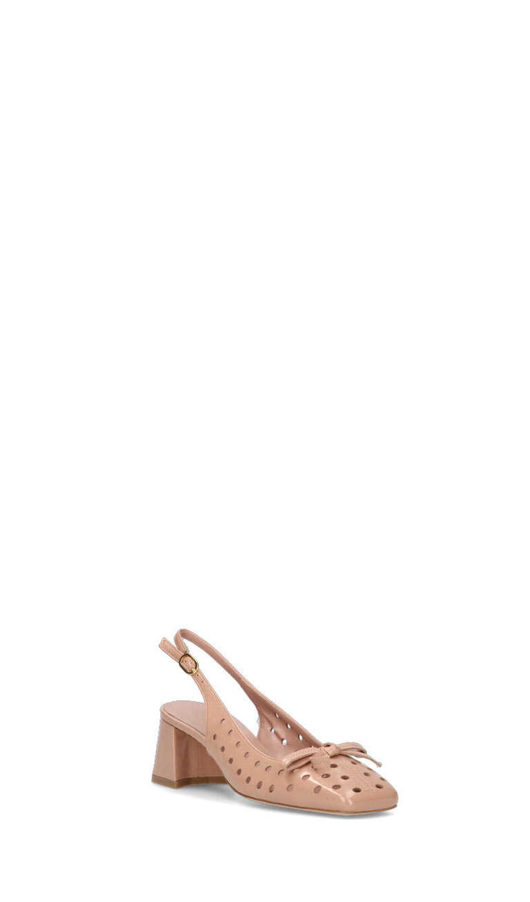 PHIL MELVIS Slingback donna nude in pelle