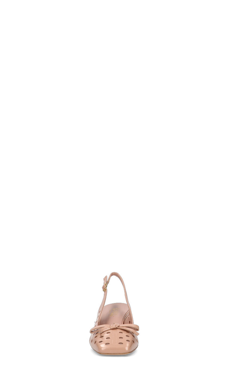 PHIL MELVIS Slingback donna nude in pelle