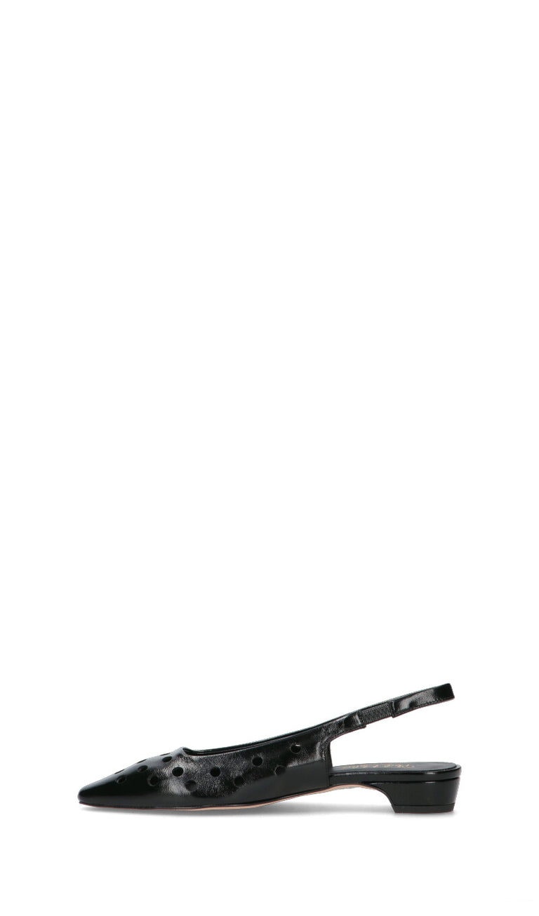 PHIL MELVIS Slingback donna nera in pelle