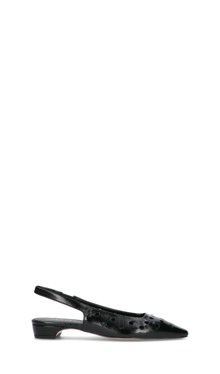 PHIL MELVIS Slingback donna nera in pelle