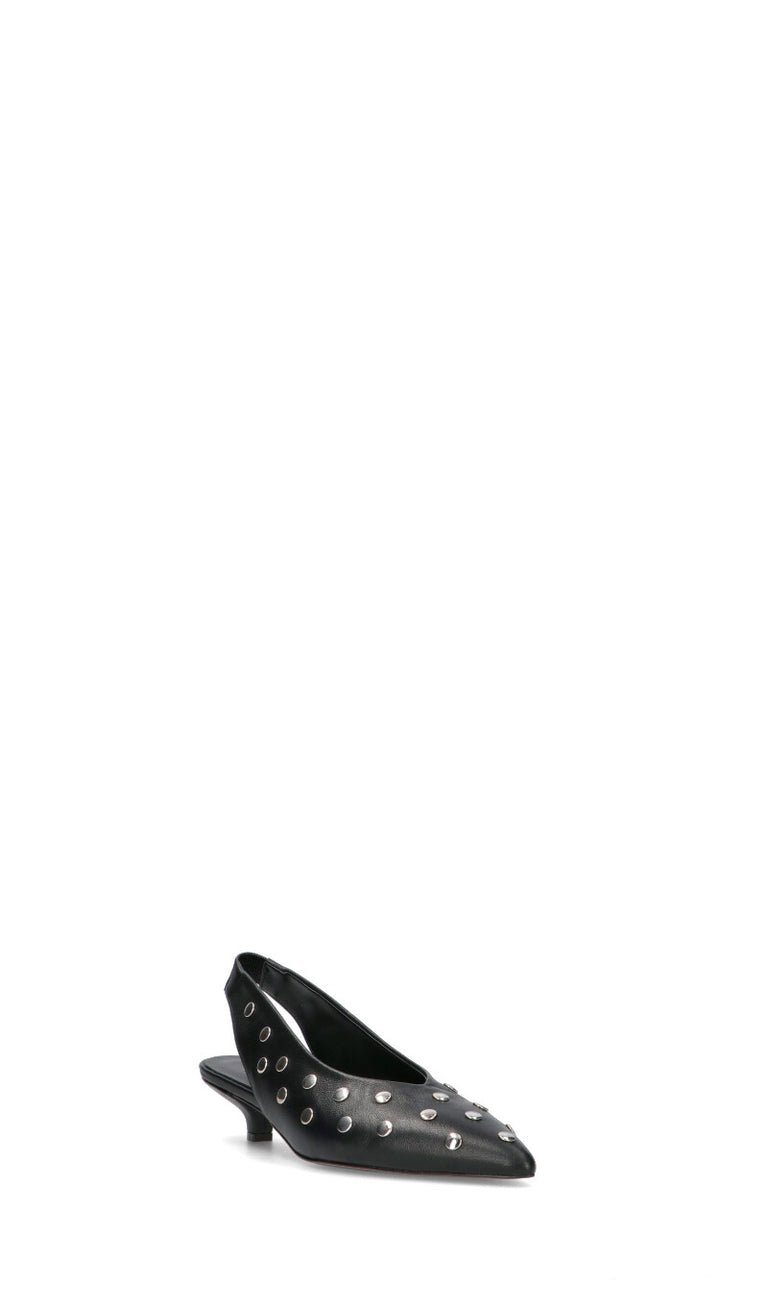 PHIL MELVIS Slingback donna nero in pelle