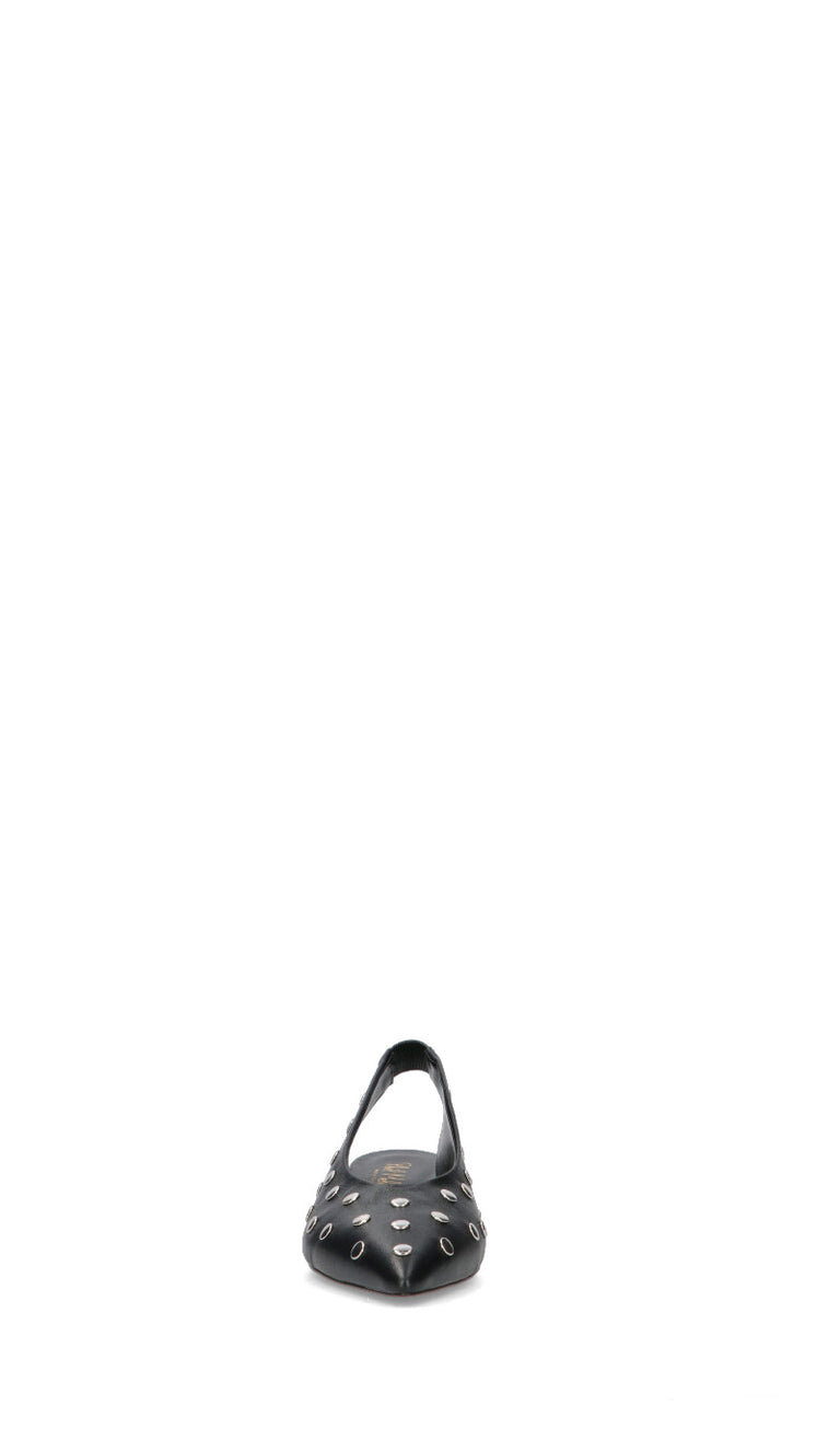 PHIL MELVIS Slingback donna nero in pelle
