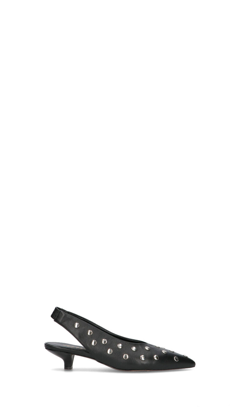 PHIL MELVIS Slingback donna nero in pelle