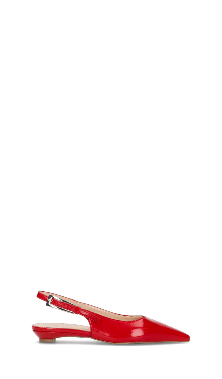 PHIL MELVIS Slingback donna rossa in pelle