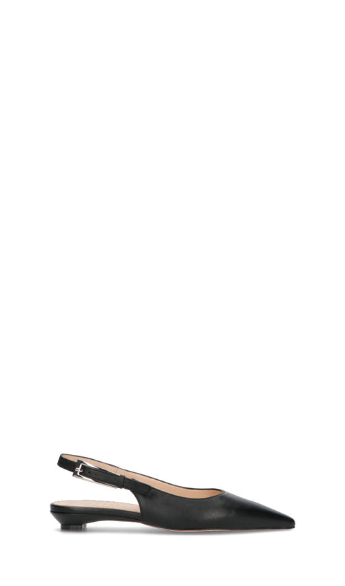 PHIL MELVIS Slingback donna nera in pelle