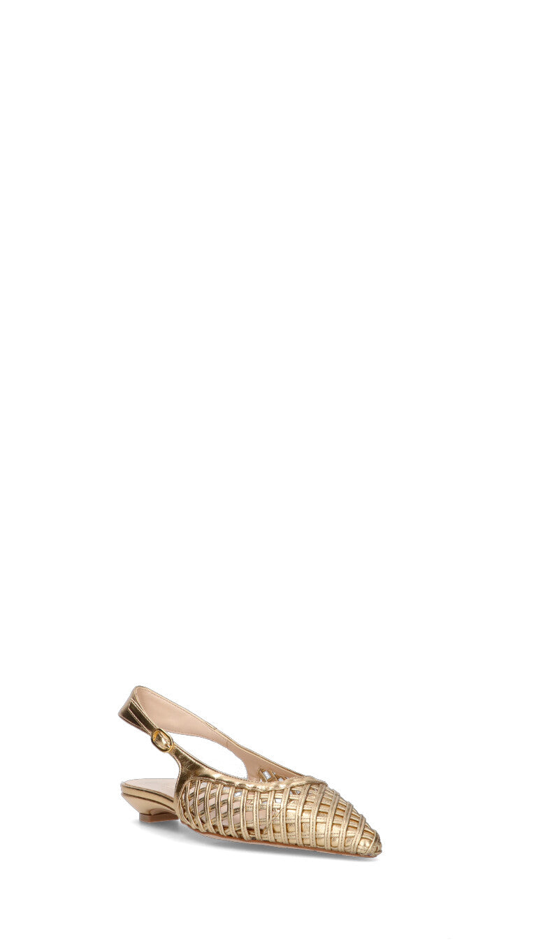 PHIL MELVIS Slingback donna oro in pelle