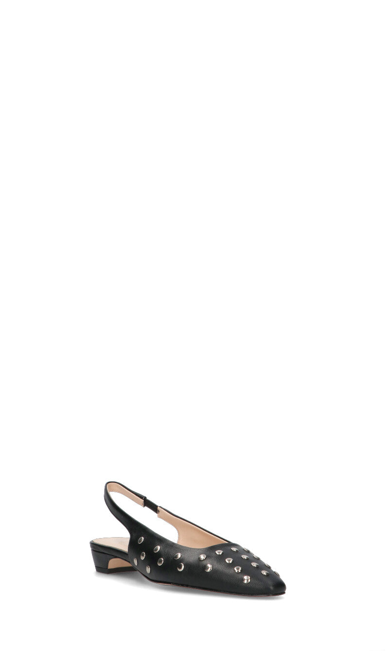 PHIL MELVIS Slingback donna nera in pelle