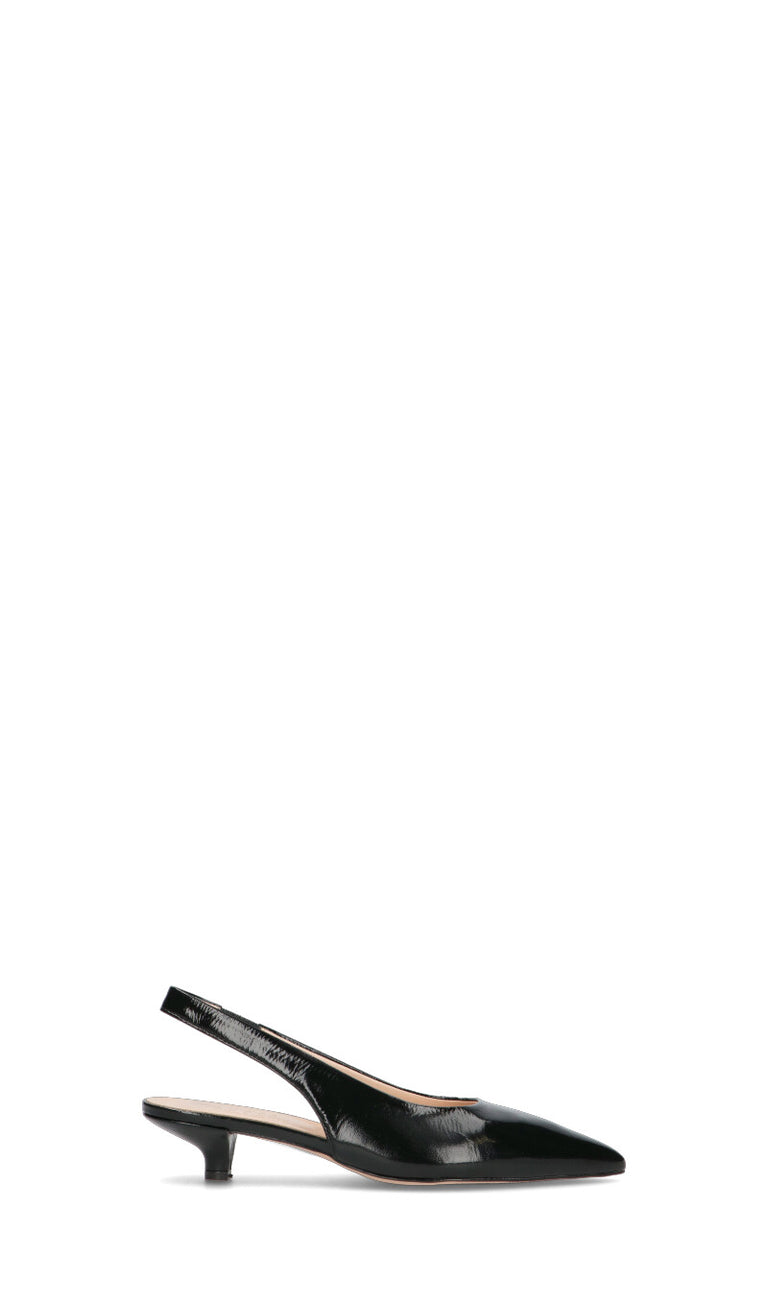 PHIL MELVIS Slingback donna nera in pelle