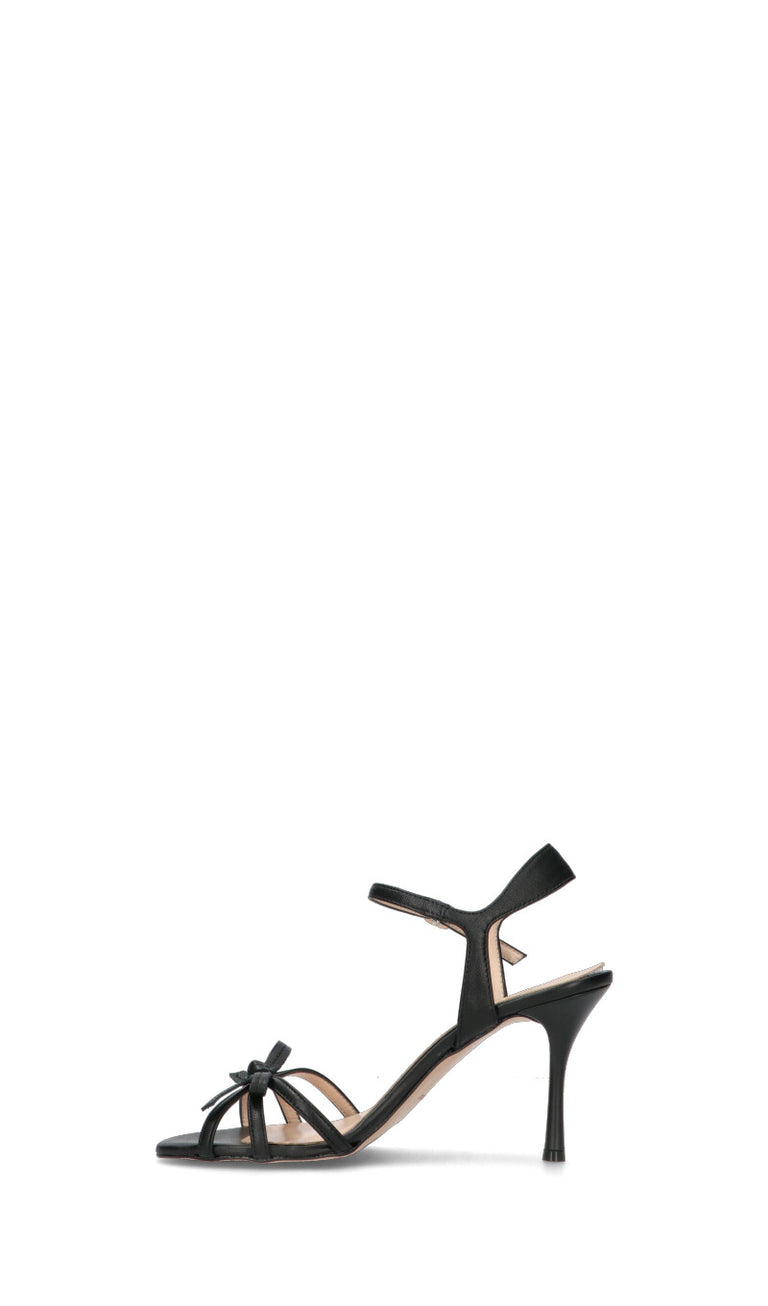 PHIL MELVIS Sandalo donna nero in pelle