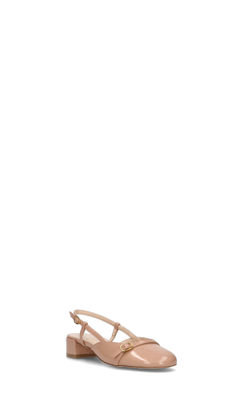PHIL MELVIS Slingback donna nude in pelle